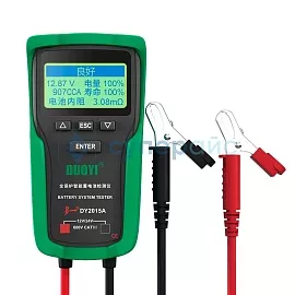 Автомобильный тестер аккумуляторов DUOYI DY2015A фото