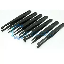 Пинцеты из углепластика антистатические (7 шт.) фото
