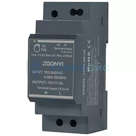 Блок питания под DIN рейку ZGQNYI HDR-30-12 фото