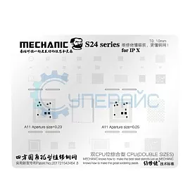 Трафарет для пайки BGA MECHANIC для Apple IPhone X фото