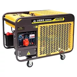 Генератор Changchai 15 кВт с открытой рамой и водяным охлаждением 220/380 В фото