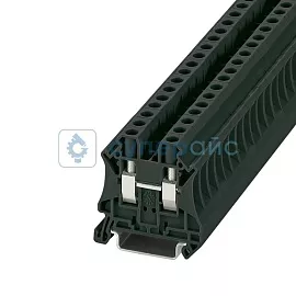 Черная проходная клемма СТЭЗ КНВ 6-2-Ч фото