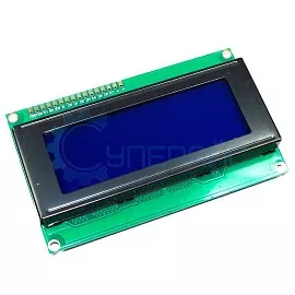 Знакогенерирующий дисплей LCD 2004A 20x4 с синей подсветкой фото