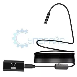 Видеоэндоскоп WiFi HD720P (беспроводной гибкий эндоскоп, 5 м) фото