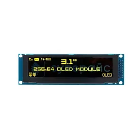 OLED-дисплей 3,12 дюйма, 256x64, желтый фото