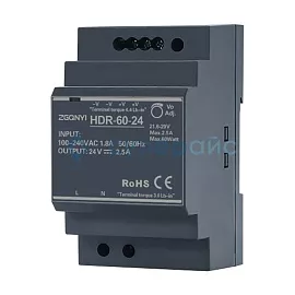 Блок питания на DIN-рейку ZGQNYI HDR-60-24 фото