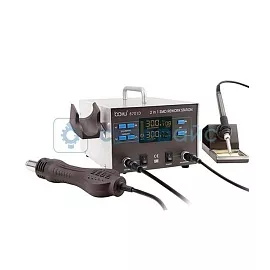 Станция для пайки Baku BA-8701D 2 в 1 с паяльником и феном фото