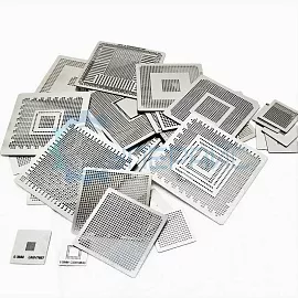 Набор BGA трафаретов для реболлинга 545 шт. фото