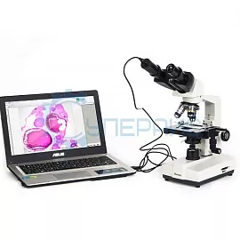 Биологический микроскоп Phenix XSP-36 (1600x) с камерой-окуляром (5 Мп) фото