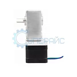 Электродвигатель с червячным редуктором UMot 42HSC1409 (1:100) и односторонним выходным валом фото