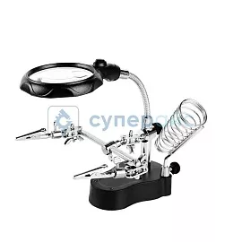 Держатель плат Solan 1086 с подсветкой и зажимом фото