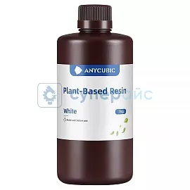 Фотополимерная смола Anycubic ECO Plant-based UV Resin, на растительной основе, белая, 1 кг фото