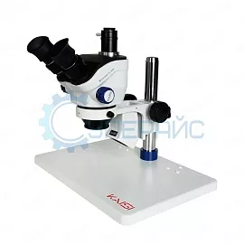 Тринокулярный стереомикроскоп Kaisi TX-350E с дымоуловителем фото