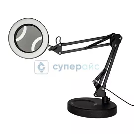 Лампа-лупа Qianyi MT-1028 с круглым основанием фото