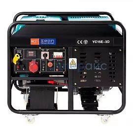 Генератор промышленный Yuchai power 15 кВт с открытой рамой 220 В фото