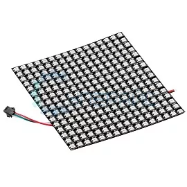 Адресная гибкая светодиодная матрица 16x16 на базе WS2812B фото