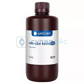 Смола фотополимерная Anycubic ABS-Like Resin V2, серая, 1 кг фото