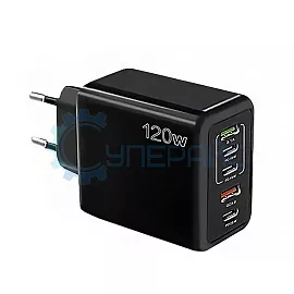 Адаптер A506-3C+2U с мощностью 120 Вт фото