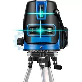 Нивелир с синим лазером MBOOS MBS0809 (3 луча) со штативом фото