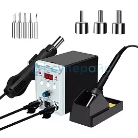 Станция паяльная CZDANG 8586 с набором жал фото