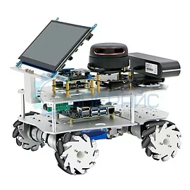 Робот WHEELTEC Mecanum wheel ROS с сенсорным экраном фото