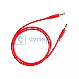 Банан-банан сечение 2,5мм 1 метр красный фото