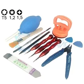 Набор инструментов для ремонта MAC BOOK 12 в 1 фото