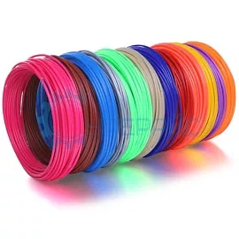 Комплект ABS пластика для 3D ручки из 12 цветов (60 метров) фото