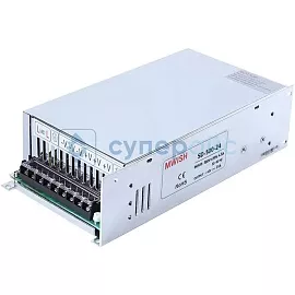 Блок питания MWISH SD-500-24 (24В, 21А, 500Вт) фото