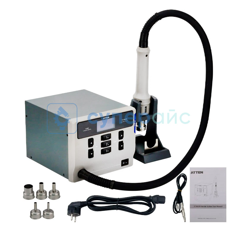 Термовоздушная паяльная станция ATTEN ST-862D фото 4
