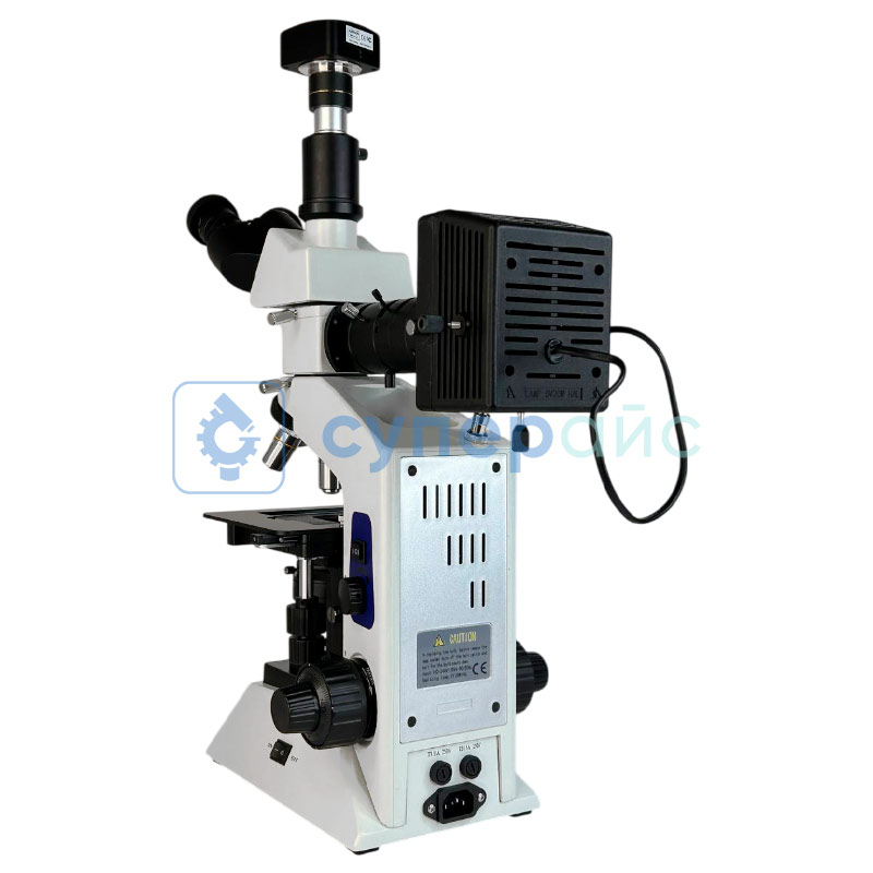 Цифровой металлографический микроскоп AmScope ME580TC-PZ-2L-10M фото 7