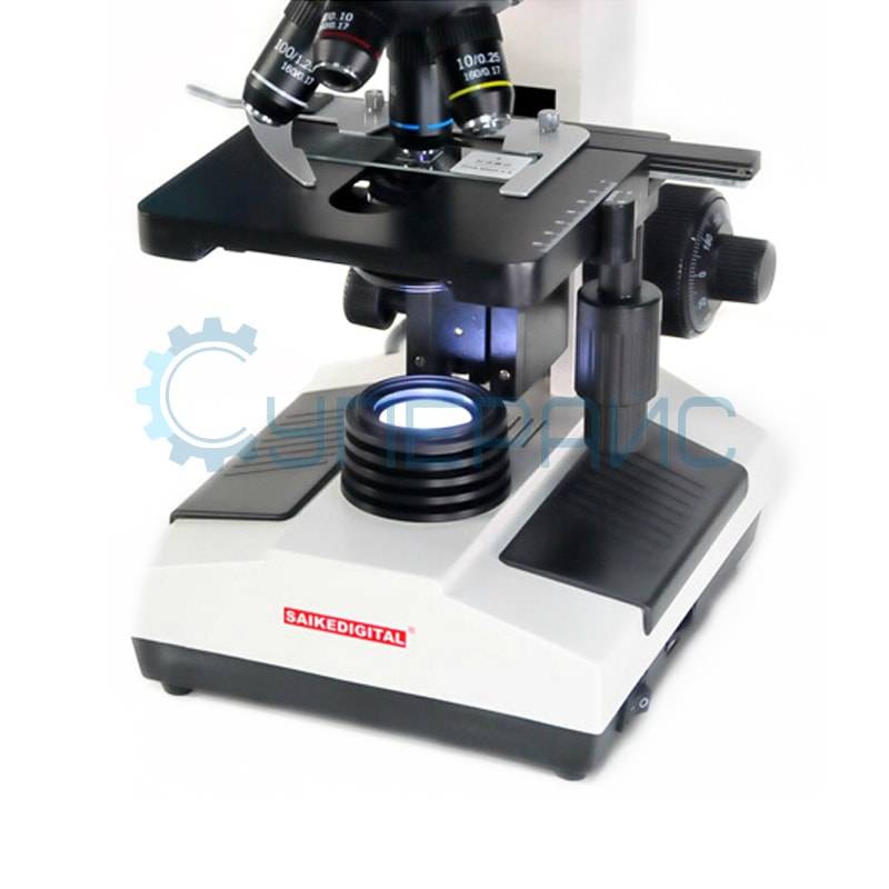 Тринокулярный цифровой микроскоп Saike Digital SK2009U-500W