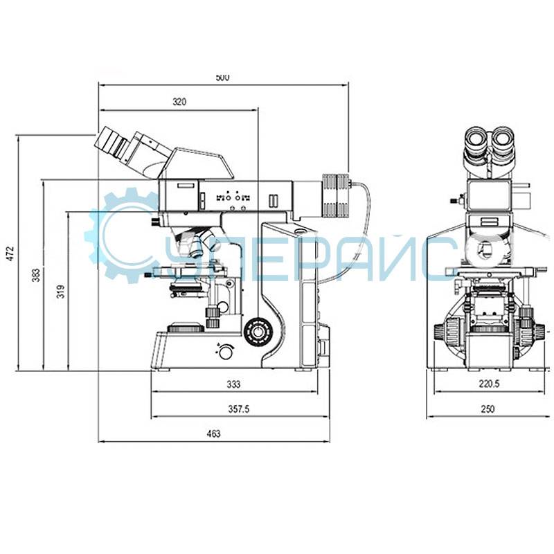Металлографический микроскоп Opto-Edu A13.0909-B