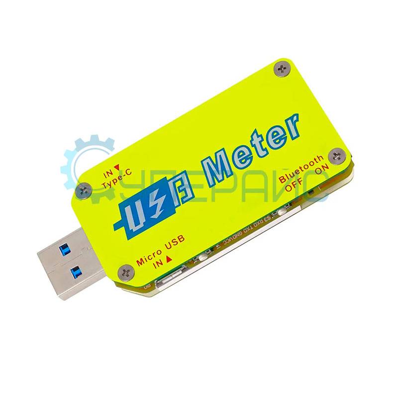 USB тестер тока и напряжения Ruideng UM34C с Bluetooth модулем