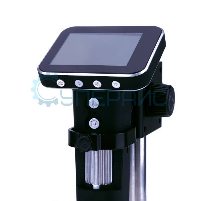 Портативный цифровой USB микроскоп 500X с LCD-экраном