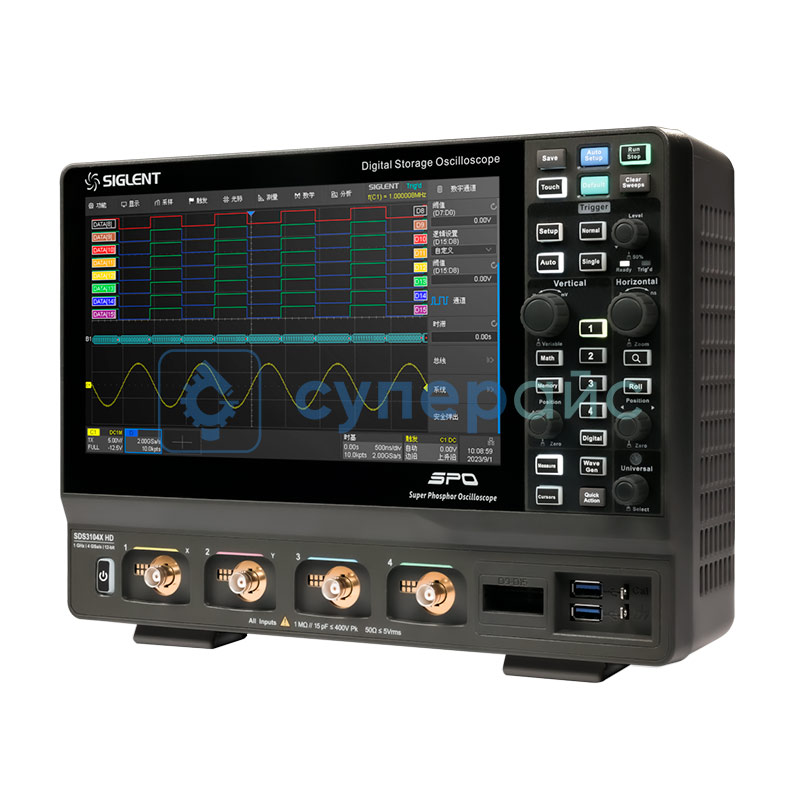 Многофункциональный осциллограф Siglent SDS3104X HD фото 2