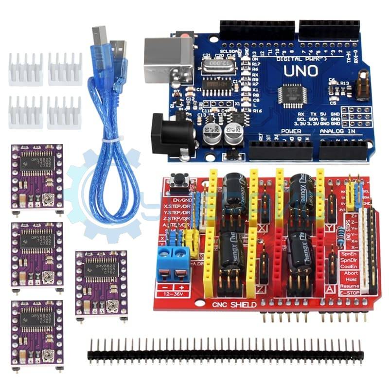 CNC комплект для гравировального станка с контроллером UNO, совместимым со средой Arduino