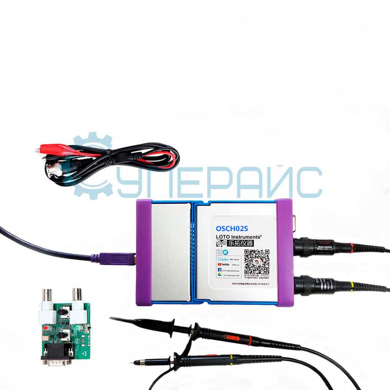 Виртуальный USB осциллограф LOTO OSCH02S с генератором сигналов