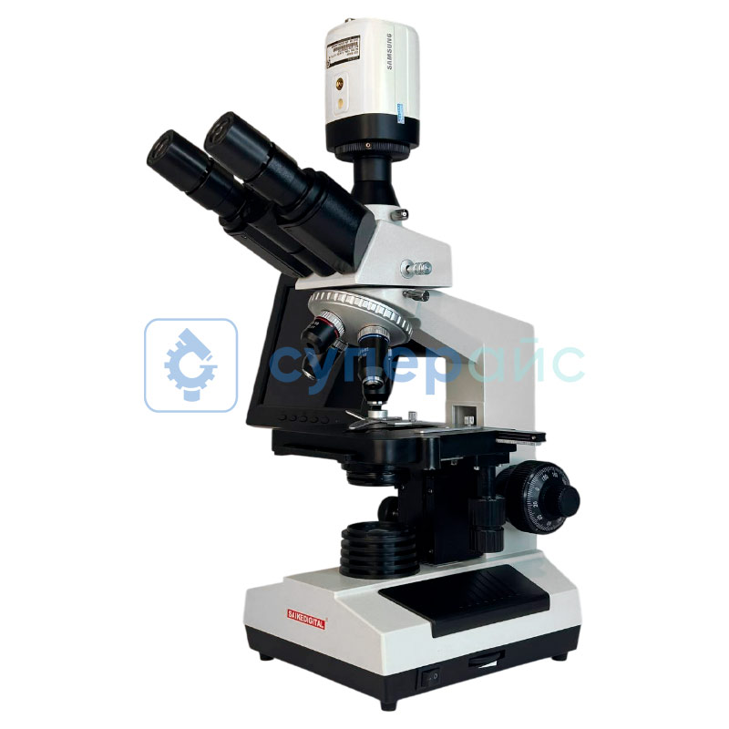 Биологический микроскоп Saike Digital SK2009H3S4 тринокулярный фото 1