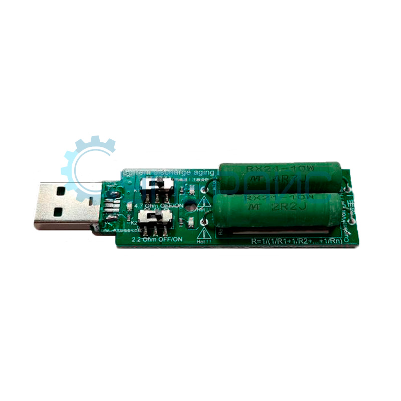 Нагрузочный USB резистор JUWEI с переключателем 1А, 2А, 3А
