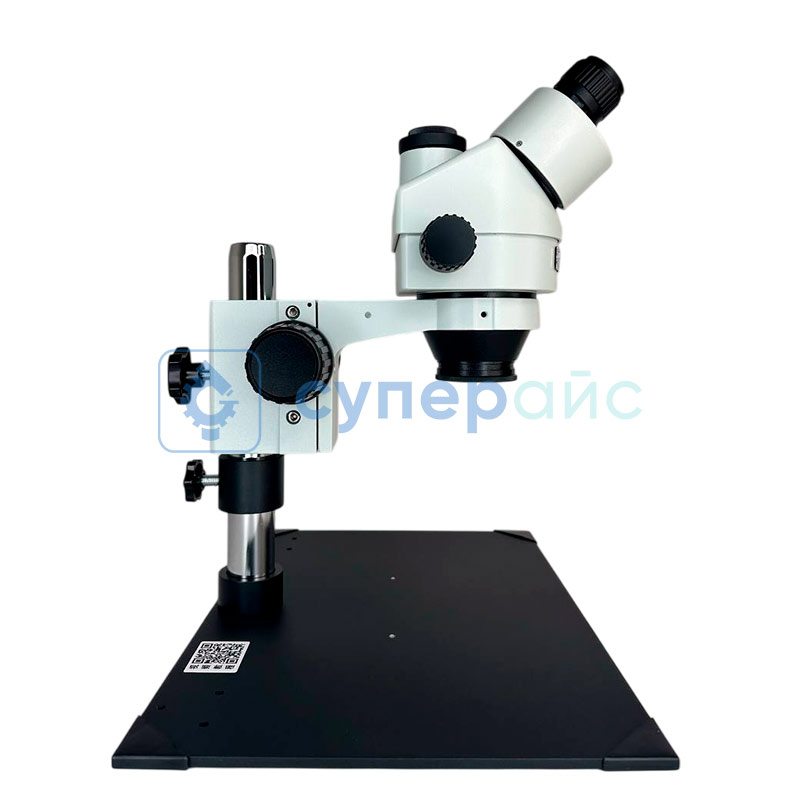 Тринокулярный микроскоп Crystallite ST-7045 с плоским основанием фото 2