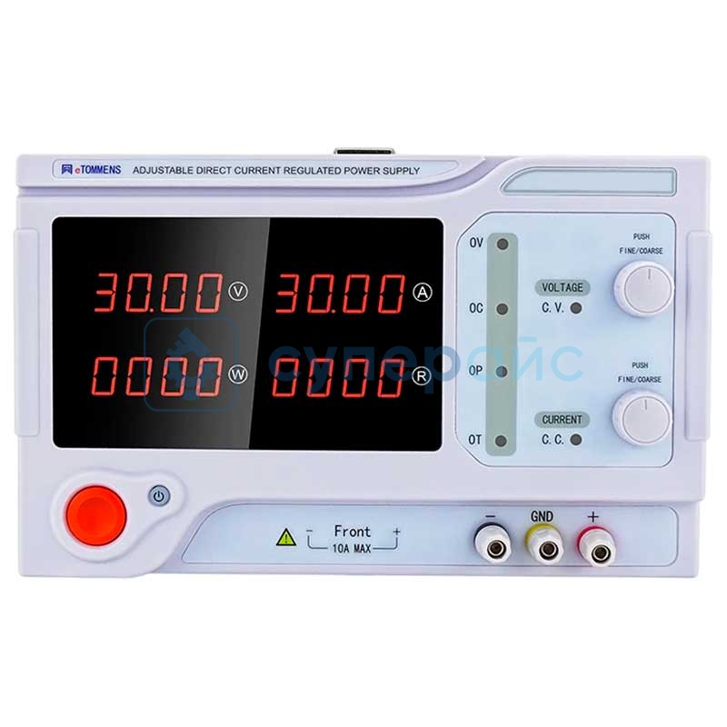 Регулируемый блок питания eTOMMENS eTM-6020C с RS232 (60В, 20А) фото 1