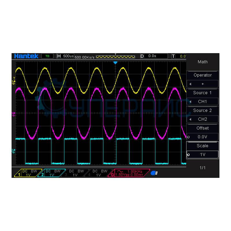 Цифровой осциллограф Hantek DSO4204B (4 канала, 200 МГц)