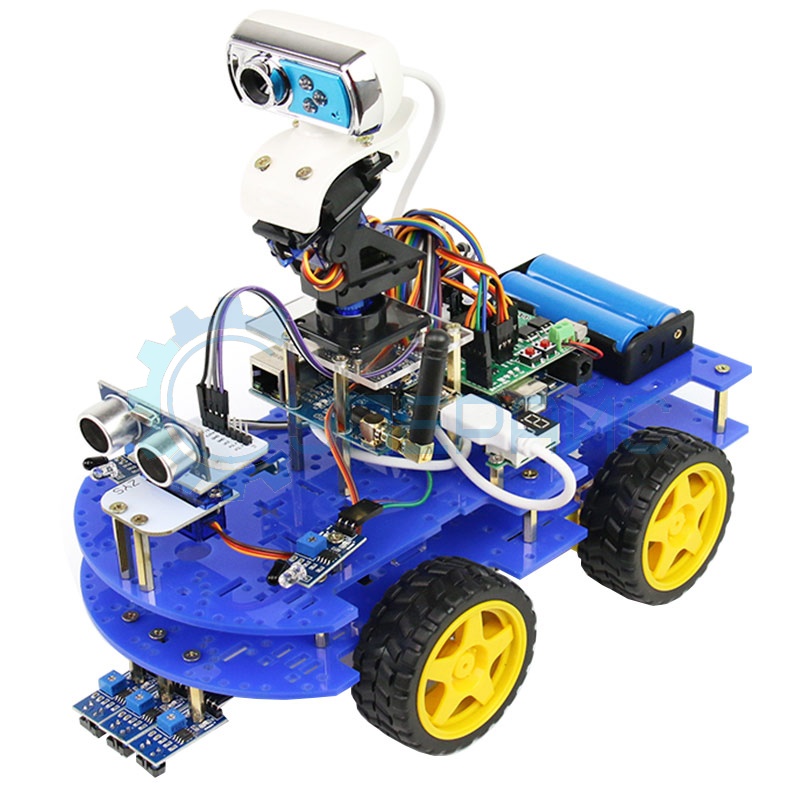 Конструктор-робот Robot Car с видео-камерой и Wi-Fi с контроллером, совместимым со средой Arduino