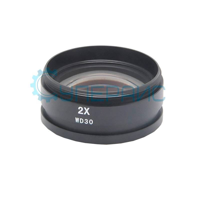Набор комплектующих для стереомикроскопов Saike Digital с насадкой на объектив (линзой Барлоу) 2X и окулярами WF20X/10
