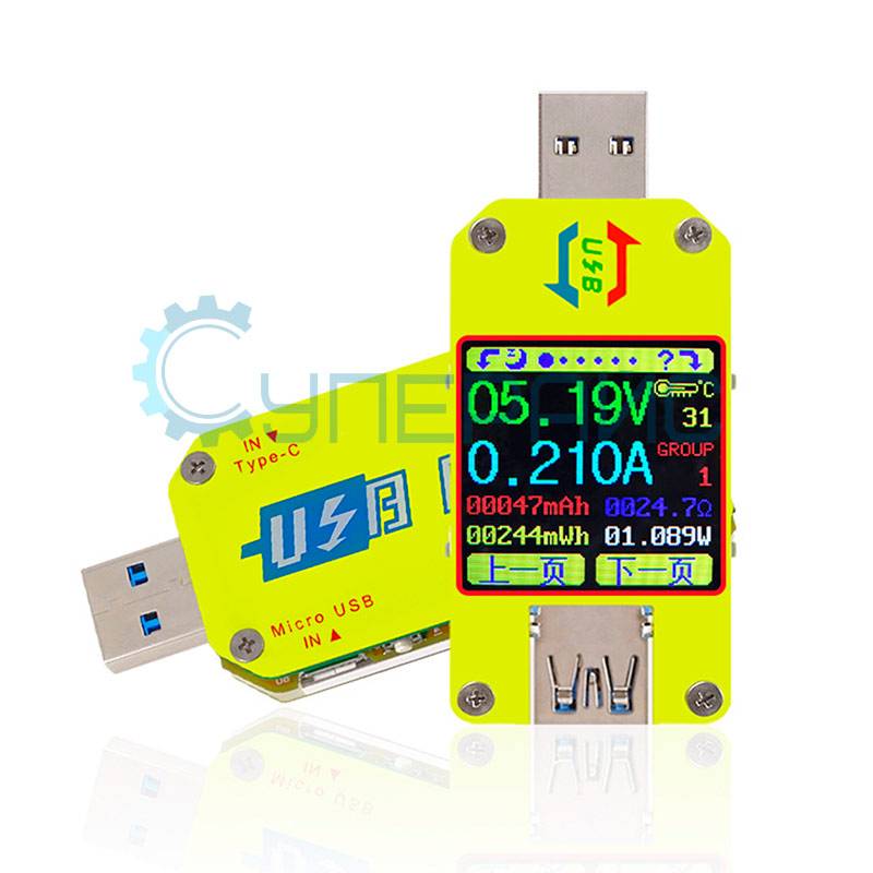 USB тестер Ruideng UM34 с поддержкой QC2.0 QC3.0