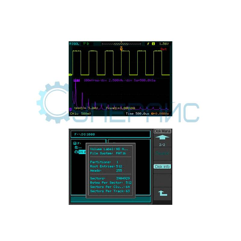 Цифровой осциллограф смешанных сигналов RIGOL DS1102D