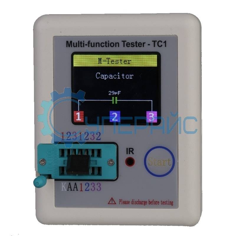 Многофункциональный измеритель Tester-TC1 (RLC, ESR, транзисторы)