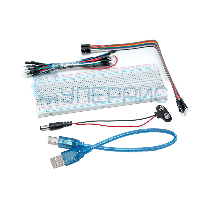 Набор UNO R3 Starter Kit с RFID модулем, контроллером, совместимым со средой Arduino, и 12 уроками в среде Scratch