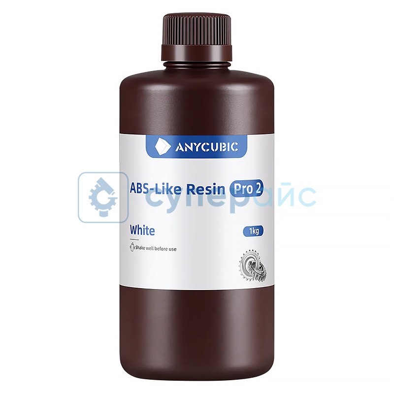 Смола фотополимерная Anycubic ABS-Like Resin Pro 2, белая, 1 кг фото 1